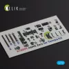 Kelik A6M5 Zero - interior 3D decals for Tamiya kit - 3D belsőtér-részletező matricakészlet