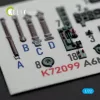Kelik A6M5 Zero - interior 3D decals for Tamiya kit - 3D belsőtér-részletező matricakészlet