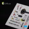 Kelik Horten Go 229 interior 3D decals for Revell kit - 3D belsőtér-részletező matricakészlet