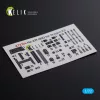 Kelik HE-219 UHU interior 3D decals for Dragon kit - 3D belsőtér-részletező matricakészlet