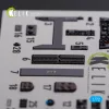 Kelik HE-219 UHU interior 3D decals for Dragon kit - 3D belsőtér-részletező matricakészlet
