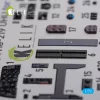 Kelik HE-219 UHU interior 3D decals for Dragon kit - 3D belsőtér-részletező matricakészlet