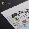 Kelik BF109 G-6 interior 3D decals for Tamiya kit - 3D belsőtér-részletező matricakészlet