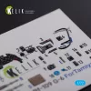 Kelik BF109 G-6 interior 3D decals for Tamiya kit - 3D belsőtér-részletező matricakészlet