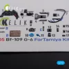 Kelik BF109 G-6 interior 3D decals for Tamiya kit - 3D belsőtér-részletező matricakészlet