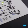Kelik BF109 G-6 interior 3D decals for Tamiya kit - 3D belsőtér-részletező matricakészlet
