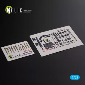   Kelik Ju-88 A-1 interior 3D decals for Revell kit - 3D belsőtér-részletező matricakészlet