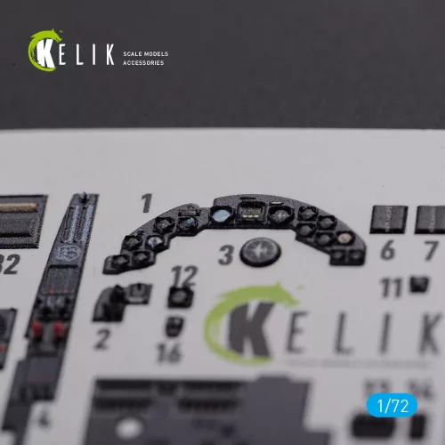 Kelik Ju-88 A-1 interior 3D decals for Revell kit - 3D belsőtér-részletező matricakészlet