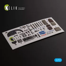   Kelik KI-21 interior 3D decals for ICM kit - 3D belsőtér-részletező matricakészlet
