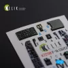 Kelik F-16 CG/CJ interior 3D decals for Academy kit - 3D belsőtér-részletező matricakészlet