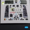 Kelik F-16 CG/CJ interior 3D decals for Academy kit - 3D belsőtér-részletező matricakészlet