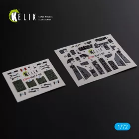   Kelik F-15E interior 3D decals for Academy kit - 3D belsőtér-részletező matricakészlet