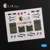 Kelik F-15E interior 3D decals for Academy kit - 3D belsőtér-részletező matricakészlet