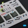 Kelik F-15E interior 3D decals for Academy kit - 3D belsőtér-részletező matricakészlet