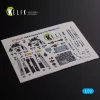 Kelik F-106A Delta Dart interior 3D decals for Meng kit - 3D belsőtér-részletező matricakészlet