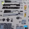 Kelik F-106A Delta Dart interior 3D decals for Meng kit - 3D belsőtér-részletező matricakészlet