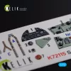 Kelik Sea Hurricane Mk I interior 3D decals for Arma Hobby kit - 3D belsőtér-részletező matricakészlet