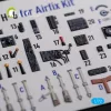 Kelik He-111 H6 interior 3D decals for Airfix kit - 3D belsőtér-részletező matricakészlet