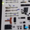 Kelik He-111 H6 interior 3D decals for Airfix kit - 3D belsőtér-részletező matricakészlet