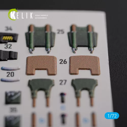 Kelik Mirage 2000D interior 3D decals for ModelSvit kit - 3D belsőtér-részletező matricakészlet