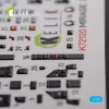 Kelik Mirage 2000D interior 3D decals for ModelSvit kit - 3D belsőtér-részletező matricakészlet