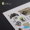 Kelik BF109-F2/F4 reconnaissance interior 3D decals for Fine Molds kit - 3D belsőtér-részletező matricakészlet