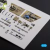 Kelik BF109-F2/F4 reconnaissance interior 3D decals for Fine Molds kit - 3D belsőtér-részletező matricakészlet