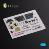 Kelik BF109-F2/F4 interior 3D decals for Fine Molds kit - 3D belsőtér-részletező matricakészlet