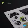Kelik BF109-F2/F4 interior 3D decals for Fine Molds kit - 3D belsőtér-részletező matricakészlet