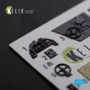 Kelik BF109-F2/F4 interior 3D decals for Fine Molds kit - 3D belsőtér-részletező matricakészlet