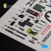 Kelik MIRAGE F.1 CG - interior 3D decals for SpecialHobby kit - 3D belsőtér-részletező matricakészlet