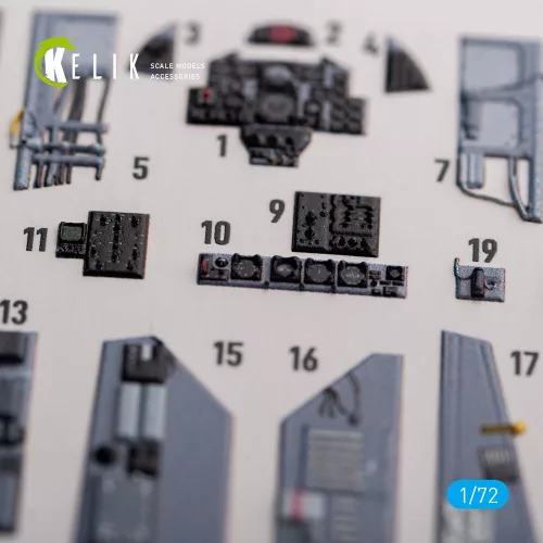 Kelik FG.1 Phantom - interior 3D decals for Airfix kit - 3D belsőtér-részletező matricakészlet