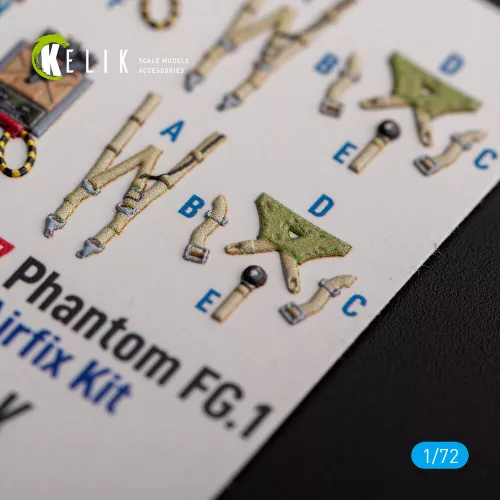Kelik FG.1 Phantom - interior 3D decals for Airfix kit - 3D belsőtér-részletező matricakészlet