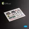 Kelik Gloster Gladiator Mk.I/II - interior 3D decals for Airfix kit - 3D belsőtér-részletező matricakészlet