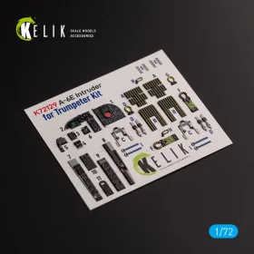   Kelik A-6E Intruder - interior 3D decals for Trumpeter kit - 3D belsőtér-részletező matricakészlet