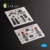 Kelik F-101 Voodoo - interior 3D decals for Revell kit - 3D belsőtér-részletező matricakészlet