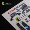 Kelik F-101 Voodoo - interior 3D decals for Revell kit - 3D belsőtér-részletező matricakészlet