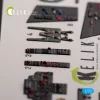 Kelik Super Etendard - interior 3D decals for Academy kit - 3D belsőtér-részletező matricakészlet