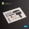 Kelik UH-2C SEASPRITE - interior 3D decals for Clear Prop kit - 3D belsőtér-részletező matricakészlet
