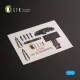 Kelik UH-2C SEASPRITE - interior 3D decals for Clear Prop kit - 3D belsőtér-részletező matricakészlet