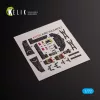 Kelik AVRO VULCAN B.2 Front cockpit - interior 3D decals for Airfix kit - AVRO VULCAN B.2 első cockpit – 3D belsőtér-részletező matricakészlet