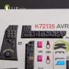 Kelik AVRO VULCAN B.2 Front cockpit - interior 3D decals for Airfix kit - AVRO VULCAN B.2 első cockpit – 3D belsőtér-részletező matricakészlet