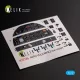 Kelik AVRO VULCAN B.2 Rear cockpit - interior 3D decals for Airfix kit - AVRO VULCAN B.2 hátsó cockpit – 3D belsőtér-részletező matricakészlet