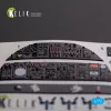 Kelik AVRO VULCAN B.2 Rear cockpit - interior 3D decals for Airfix kit - AVRO VULCAN B.2 hátsó cockpit – 3D belsőtér-részletező matricakészlet