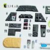 Kelik TBM-3 Avenger - interior 3D decals for HobbyBoss kit - 3D belsőtér-részletező matricakészlet