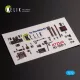 Kelik Ki-100-I - interior 3D decals for FineMolds kit - 3D belsőtér-részletező matricakészlet