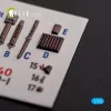 Kelik Ki-100-I - interior 3D decals for FineMolds kit - 3D belsőtér-részletező matricakészlet