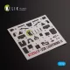Kelik F-35B - interior 3D decals for Tamiya kit - 3D belsőtér-részletező matricakészlet