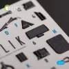 Kelik F-35B - interior 3D decals for Tamiya kit - 3D belsőtér-részletező matricakészlet