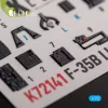 Kelik F-35B - interior 3D decals for Tamiya kit - 3D belsőtér-részletező matricakészlet
